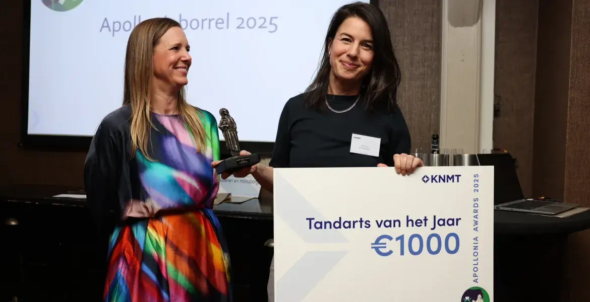 Apollonia2025 Tandarts vh Jaar Marijke Westerduin