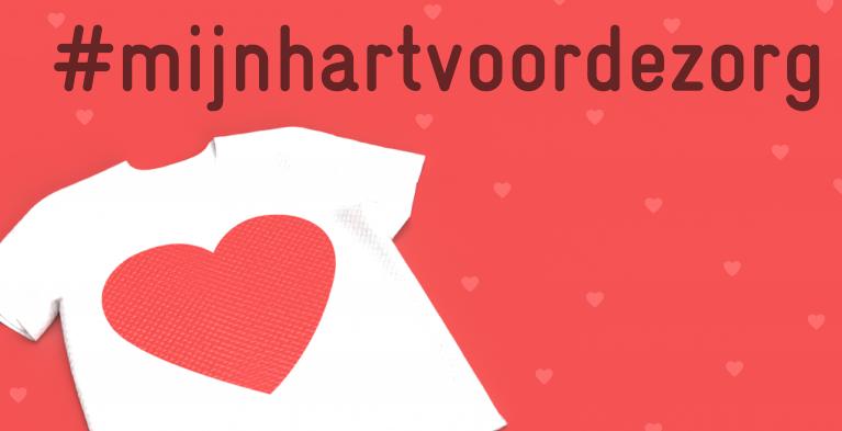 Shirt met hart voor de zorg hot sale