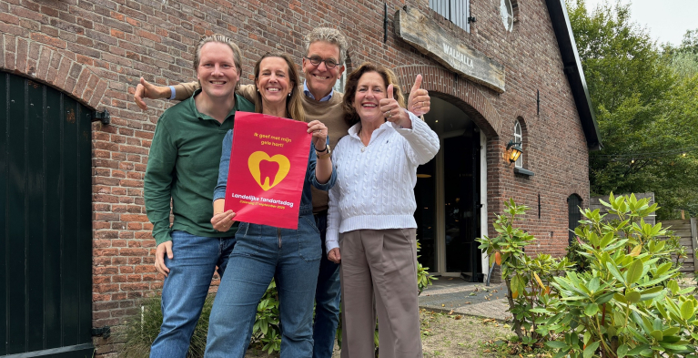 Het KNMT-bestuur bedankt iedereen die zich inzet voor de 1e Landelijke Tandartsdag