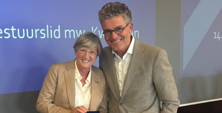 Joke Kwakman (links) en Hans de Vries