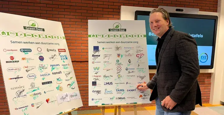 Ondertekening Green Deal Duurzame Zorg