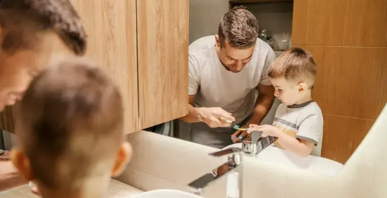 Tanden poetsen met je kind