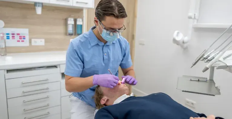 Tandarts behandeling patient stoel