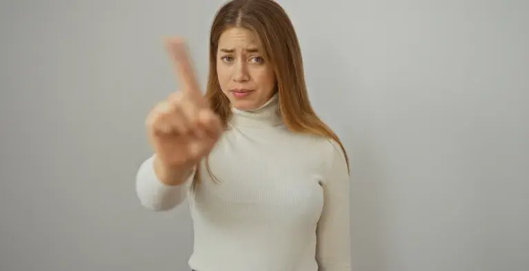 Agressie nee weigeren afwijzen