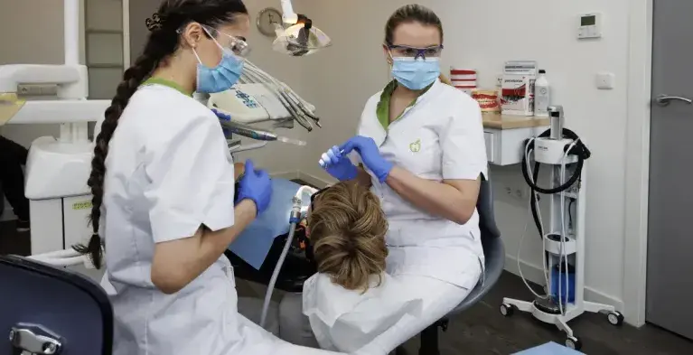 Tandartspraktijk behandeling patient