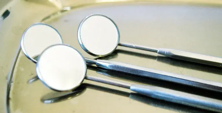 Spiegeltje van de tandarts