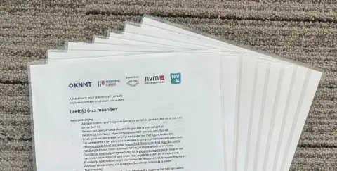 Advieskaarten voor preventieve controle jonge kinderen