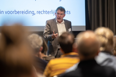 Harry Korver op de Eindejaarsbijeenkomst