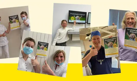 De mondzorg in actie voor een mondgezonde generatie