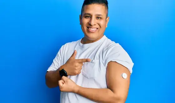 Persoon met diabetes