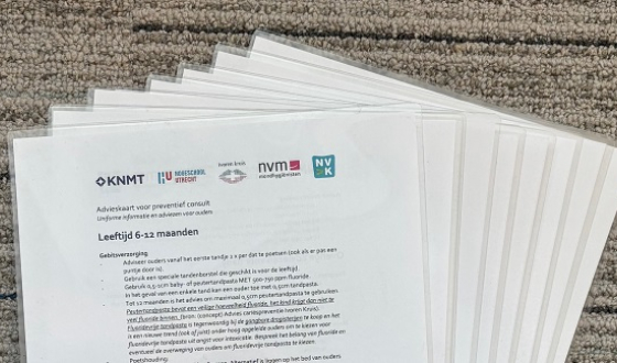 Advieskaarten voor preventieve controle jonge kinderen