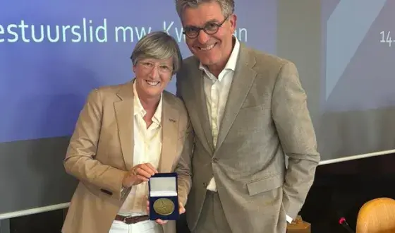 Joke Kwakman (links) en Hans de Vries