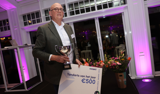 Arjan van den Dorpel uitgeroepen tot Tandarts van het Jaar 2024