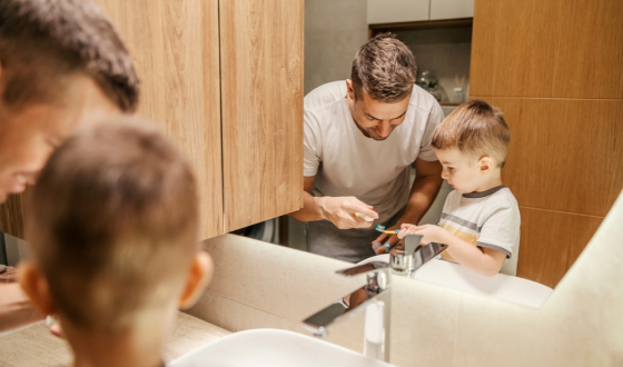 Tanden poetsen met je kind