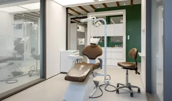 Praktijk stoel kamer ergonomie