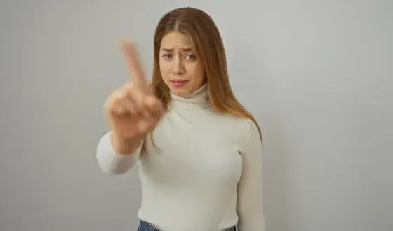 Agressie nee weigeren afwijzen