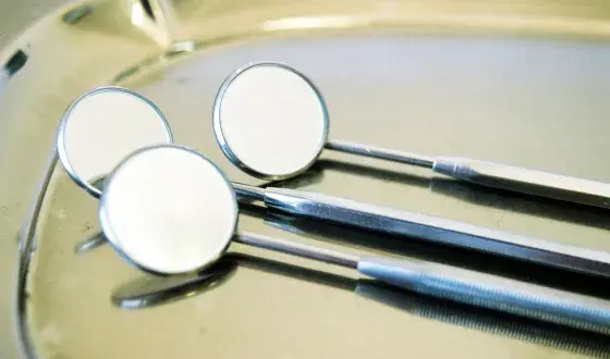 Spiegeltje van de tandarts