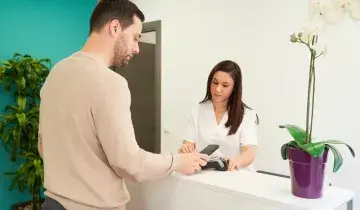 Betalen bij de tandarts