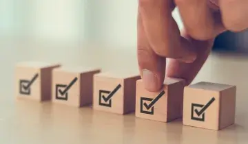 blokjes met kwaliteitstekens