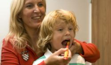 poster tandenpoetsen met kinderen