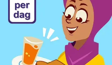 Vijf keer per dag eten en drinken