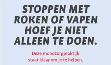 Wachtkamerposter Stoppen met roken of vapen