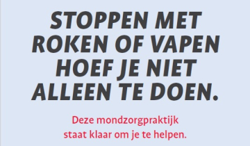 Wachtkamerposter Stoppen met roken of vapen
