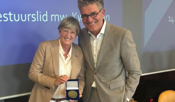 Joke Kwakman (links) en Hans de Vries