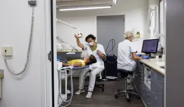Behandeling bij de tandarts