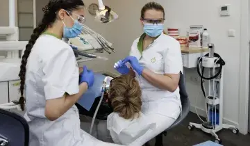 Tandartspraktijk behandeling patient